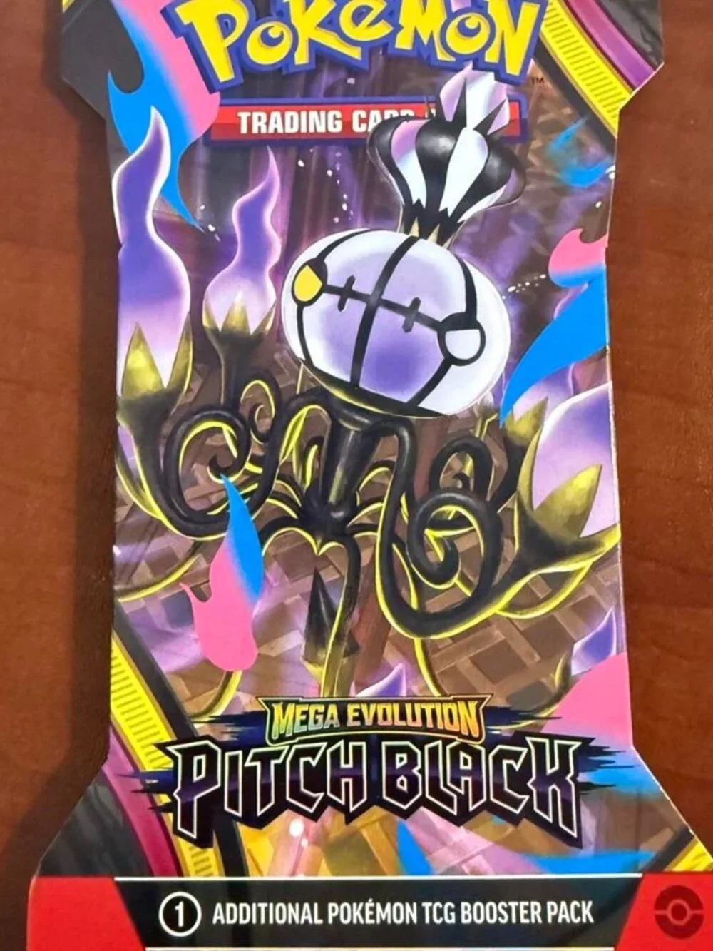 Pokémon TCG Pitch Black Mega Chandelure Sleeved Booster Pack – Sealed